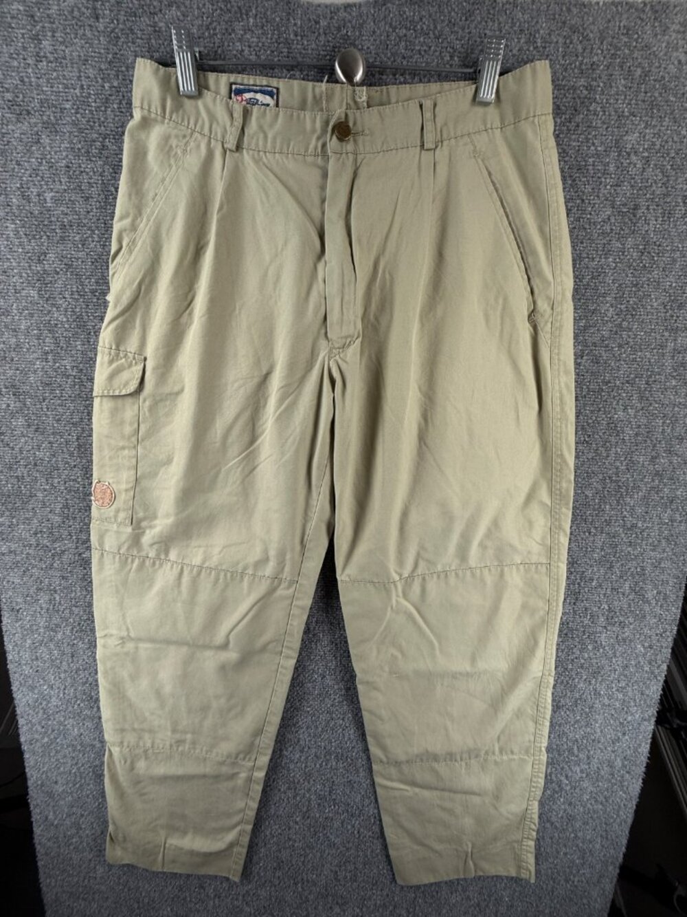 Fjallraven Greenland Jeans Pants Beige 48 Hiking Men Cotton Blend ACTL 32X29